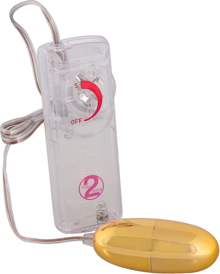 Vibroei „Golden Star“ mit Fernbedienung