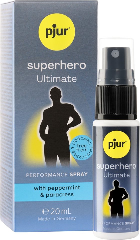 Verzögerungsspray „superhero Ultimate“ mit 6-fach Wirkstoffkomplex