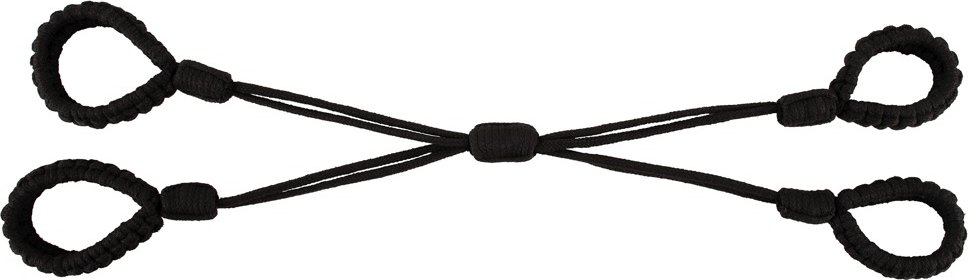 Fesselkreuz „Cuff Set Rope“ mit verstellbaren Schlaufen für Hände & Füße