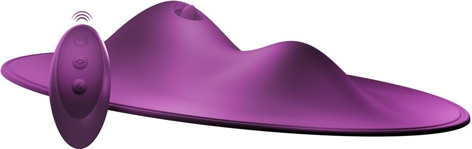 Vibrokissen „vibepad 2“ mit Vibrozunge und Wärmefunktion