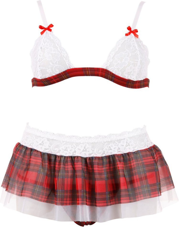 Set mit BH, Rock und String