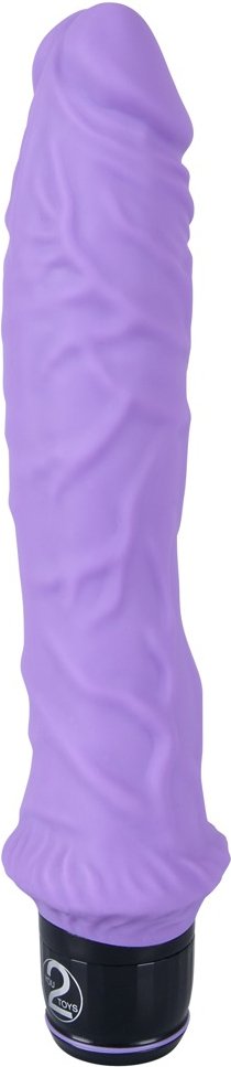 Vibrator „Vibra Lotus Realistic“, 25 cm, mit 7 Vibrationsstufen, stark geädert