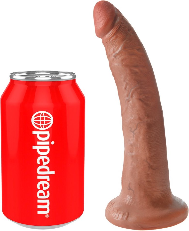 Naturdildo 7" Cock mit Saugfuß