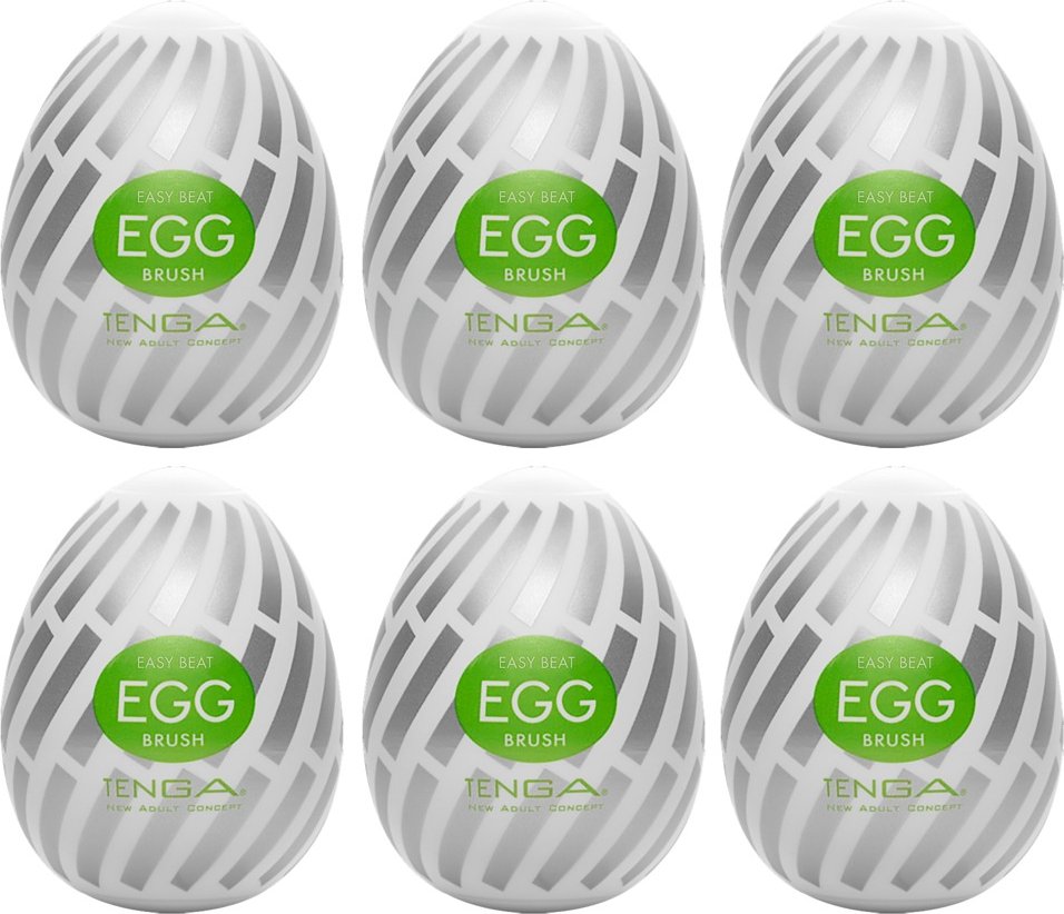 Masturbator „Egg Brush“ mit Softborsten-Stimulationsstruktur