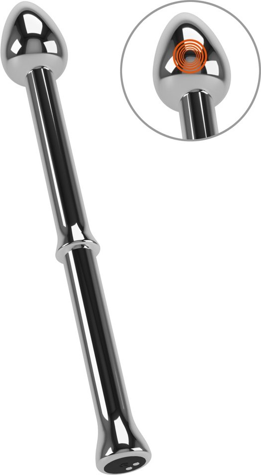 Prostata-Vibrator „Metal Milking Stick“ mit 10 Vibrationsmodi