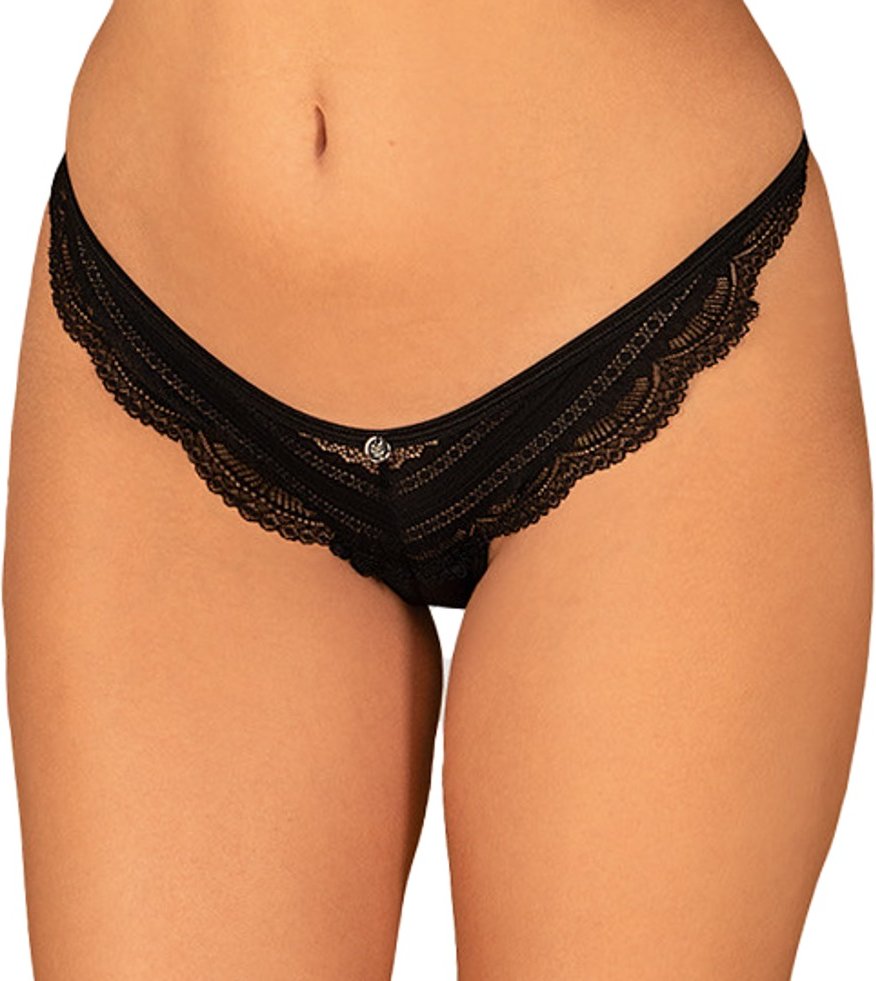 Slip „Ivannes“ mit Spitze und semitransparentem Mesh