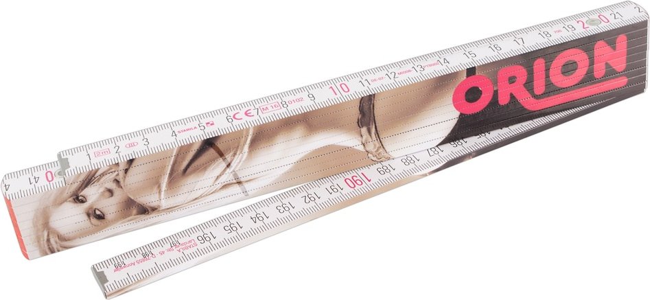 Zollstock, 2 m, vollflächig, 2-seitig bedruckt