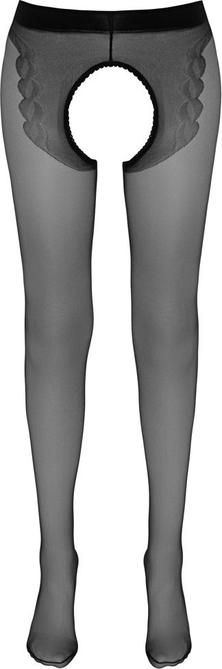 Strumpfhose ouvert mit eingewebtem Tanga