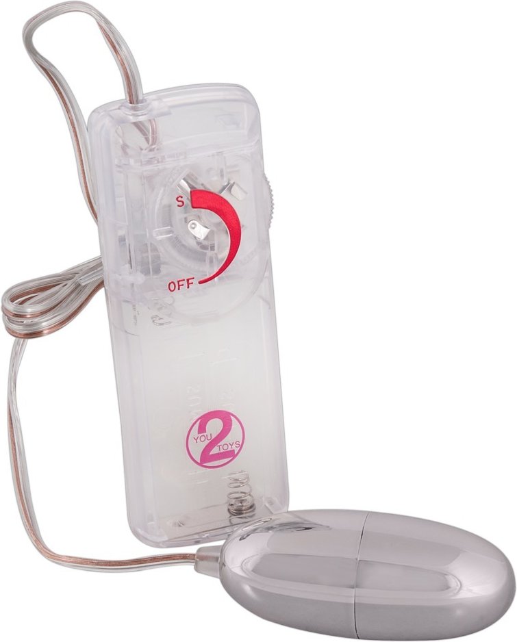 Vibroei „Silver Star“ mit Fernbedienung, stufenlose Vibration