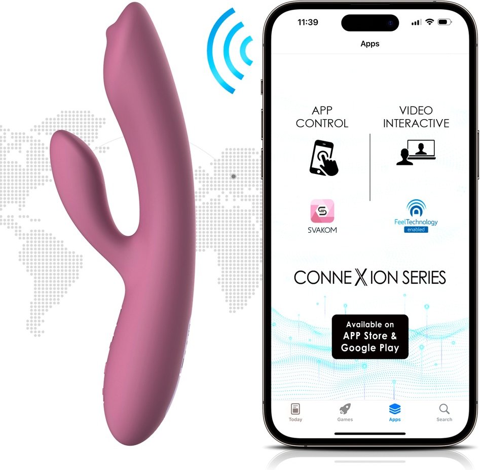 Rabbitvibrator „Trysta Neo“ mit beweglicher G-Punkt-Massagekugel