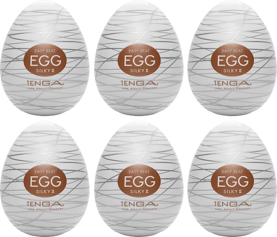 Masturbator „Egg Silky II“ mit neuer Rillenfaden-Stimulationsstruktur