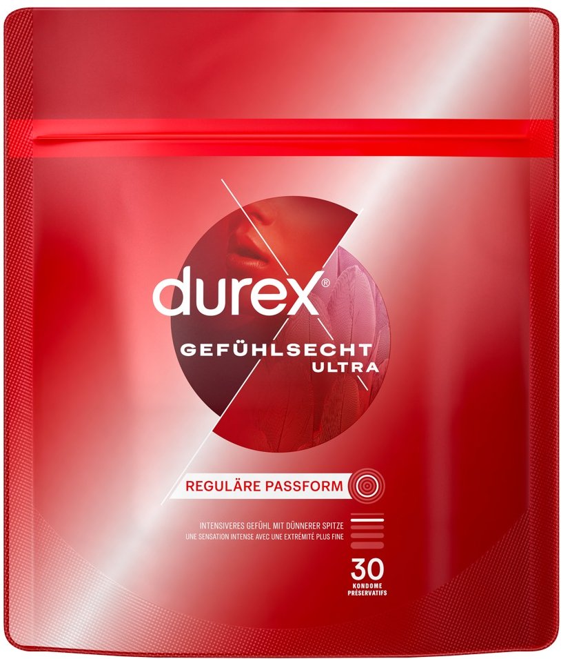 Kondome „Gefühlsecht Ultra“, 20% dünner an der Spitze
