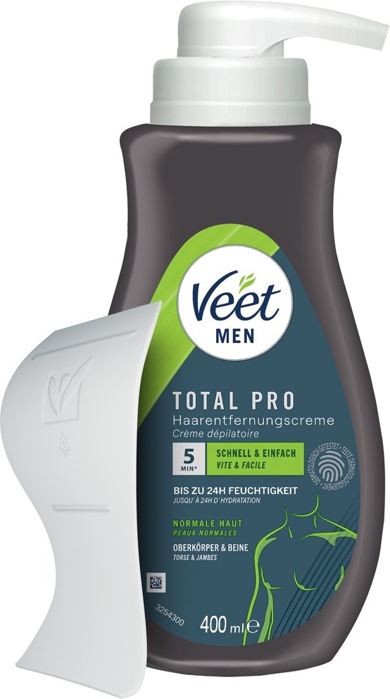 Thumbnail - Enthaarungscreme „Veet Men TOTAL PRO“ für seinen Oberkörper & Beine