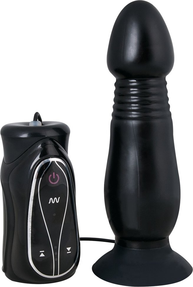 Analplug „Anal Pusher“ mit Stoßfunktion und Vibration