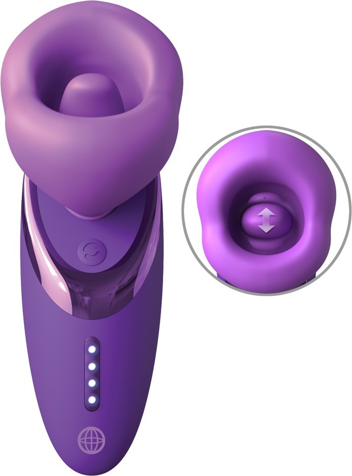 Zungenvibrator „Pleasure Sucker“ mit Saugschale