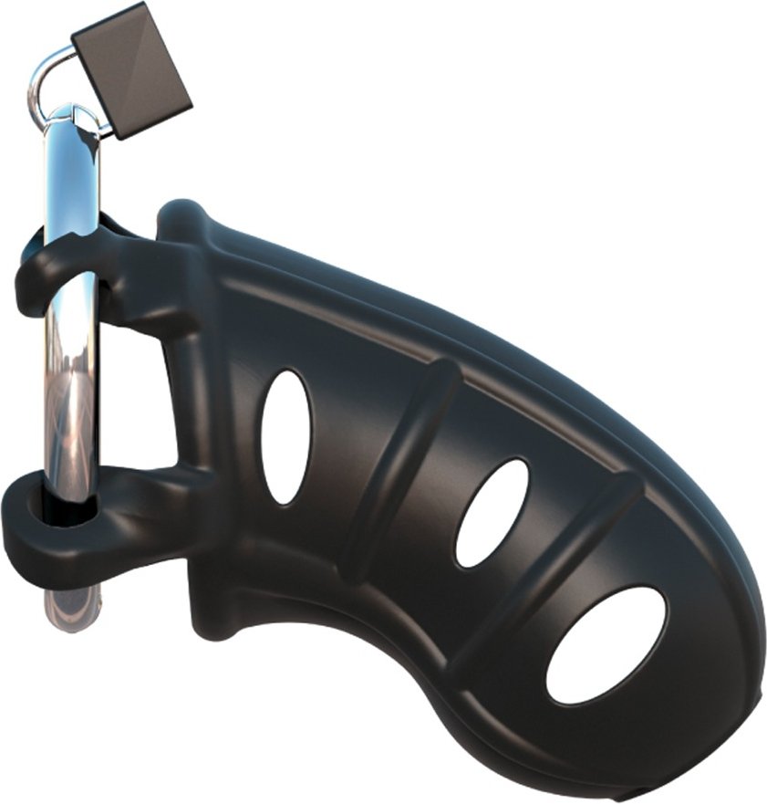 Peniskäfig „Hardcore Silicone Cock Blocker“ mit Schloss und Schlüssel