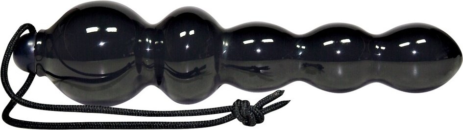 Analdildo „My Black Jacks“ mit Rückholschlaufe