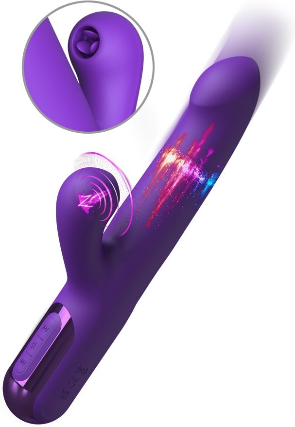 Rabbitvibrator „Super Sonix Thruster“ mit Stoßfunktion