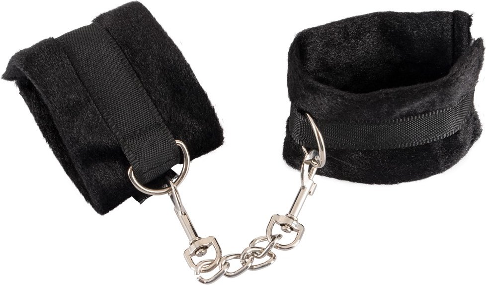 Handfesseln aus Plüsch