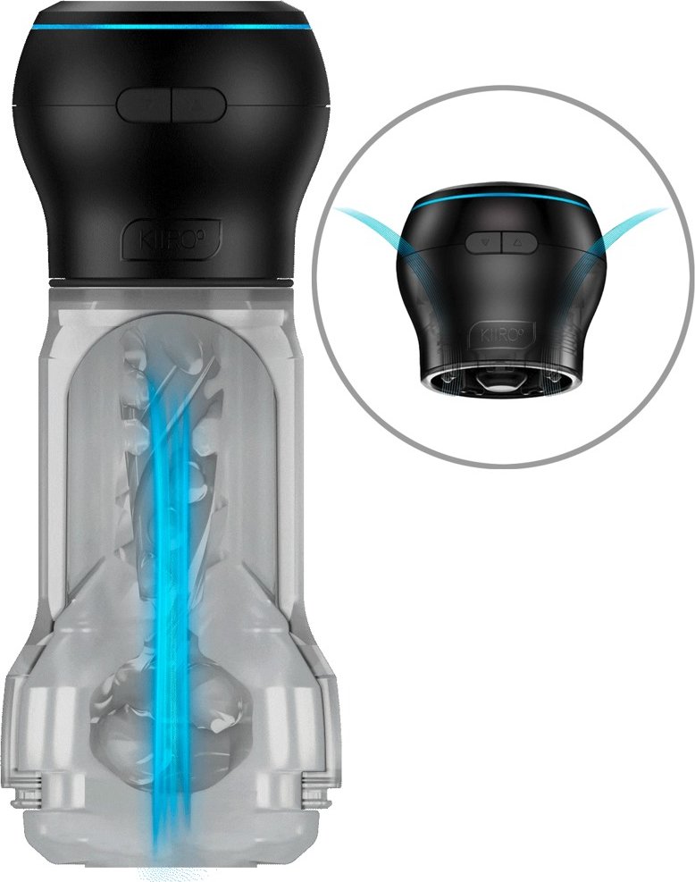 2-teiliges Masturbator-Set „Feel Pocket Stroker Crystal + PowerBlow Combo“