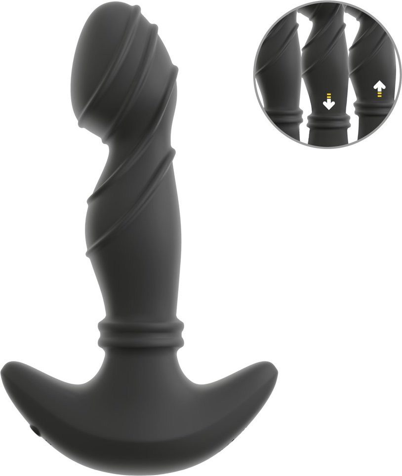 Prostata-Vibrator mit Rimming-Massageringen