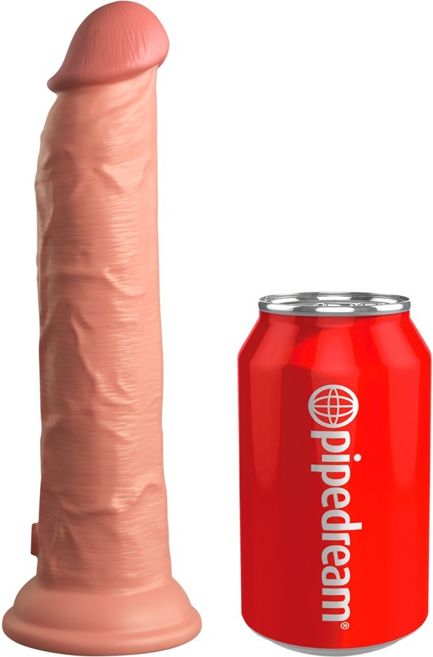Naturdildo „9“ Dual Density Silicone Cock“ mit extra starkem Saugfuß