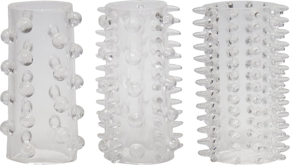3-teiliges Penismanschetten-Set „Sleeve Set“