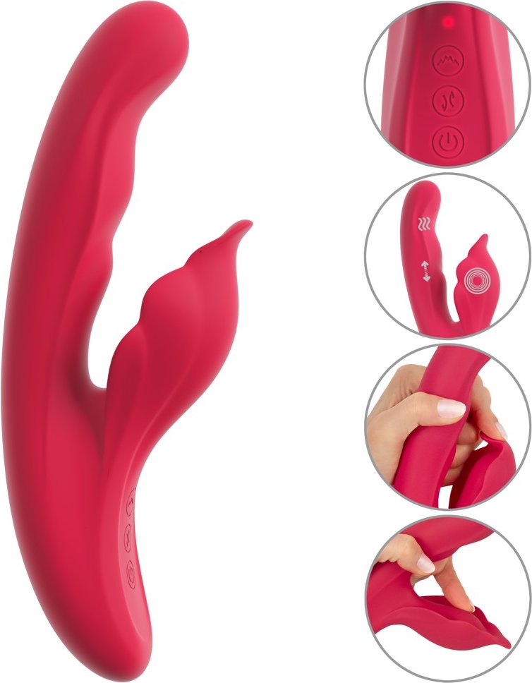 Stoßvibrator „be Hot“ mit Wärmefunktion