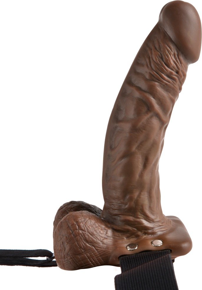 Thumbnail - Umschnalldildo „Hollow Strap-on with Balls“, hohl