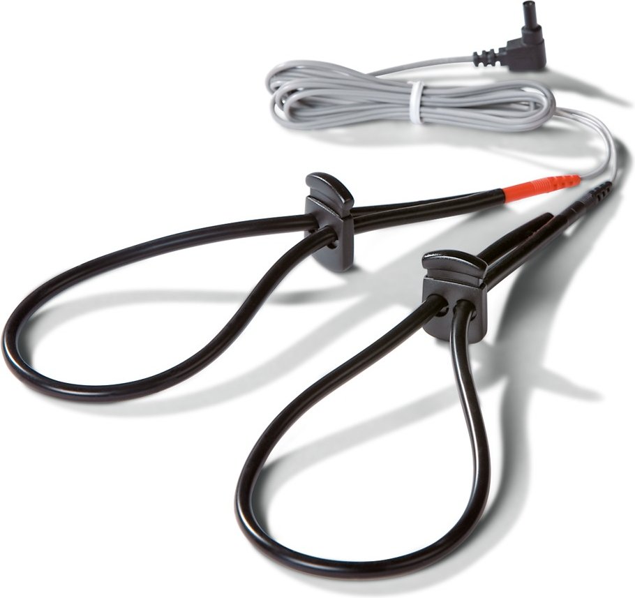 Penisschlaufe „Rodeo Robin“ mit Hodenschlaufe, kompatibel mit Reizstromgerät