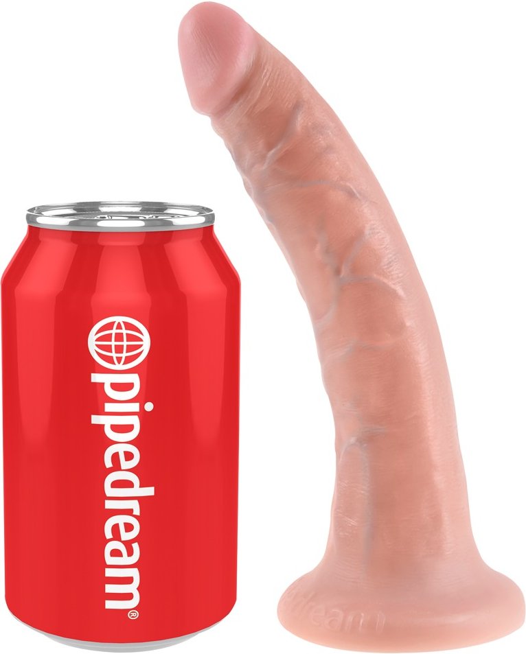 Naturdildo 7" Cock mit Saugfuß