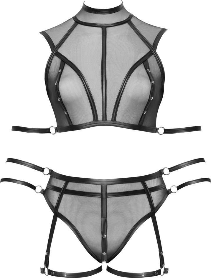 Thumbnail - Dessous-Set in Bondage-Optik