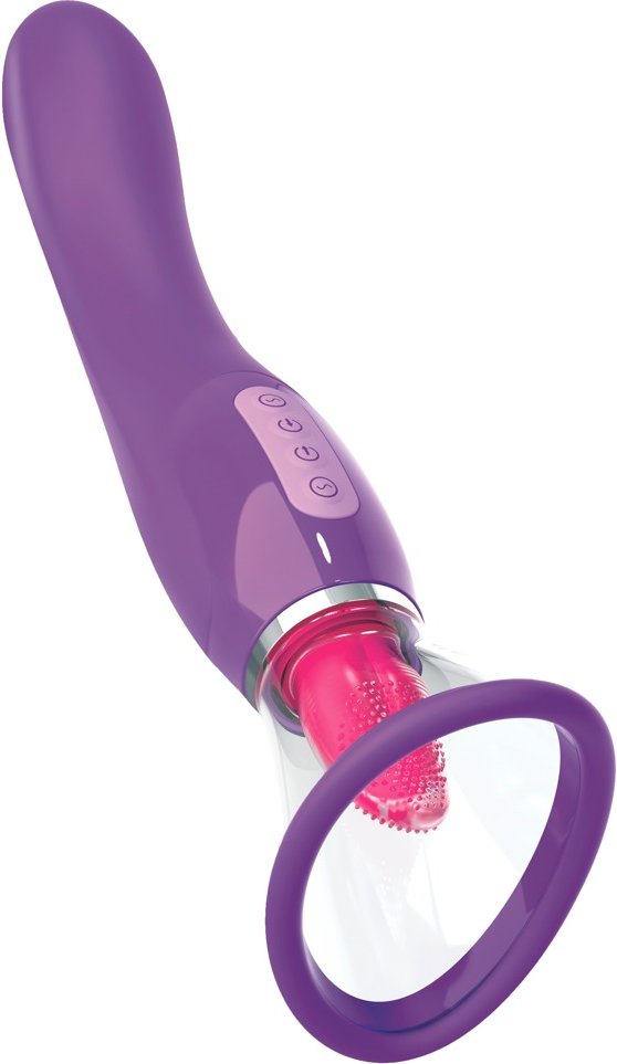 Vibrator „her ultimate pleasure“ mit Hotspot-Sauger & Zungenstimulator