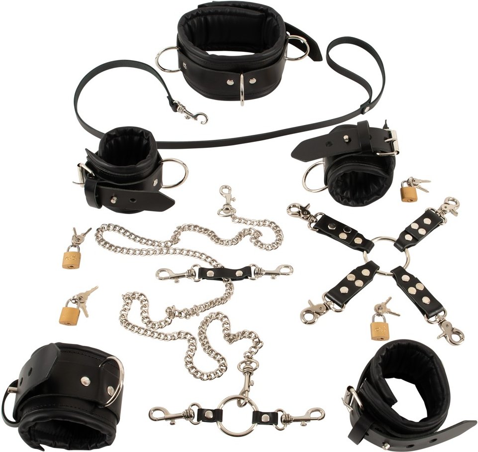 Mehrteiliges Leder-Fesselset