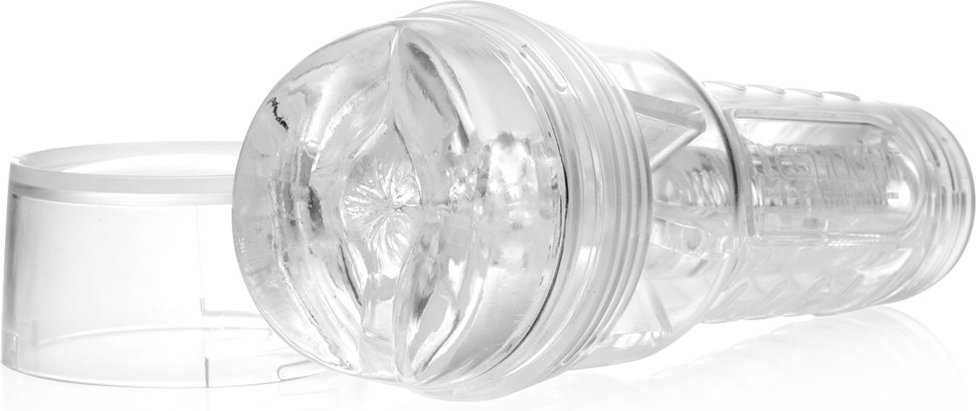 Masturbator „Ice Crystal“ mit gerillt-genopptem Lustkanal