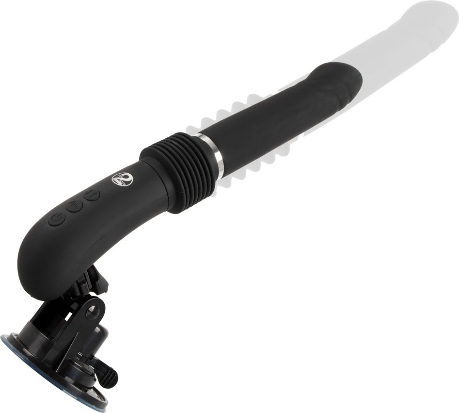 Thumbnail - Stoßvibrator „RC Fucking Machine 2.0“ mit abnehm- und verstellbarem Saugfuß