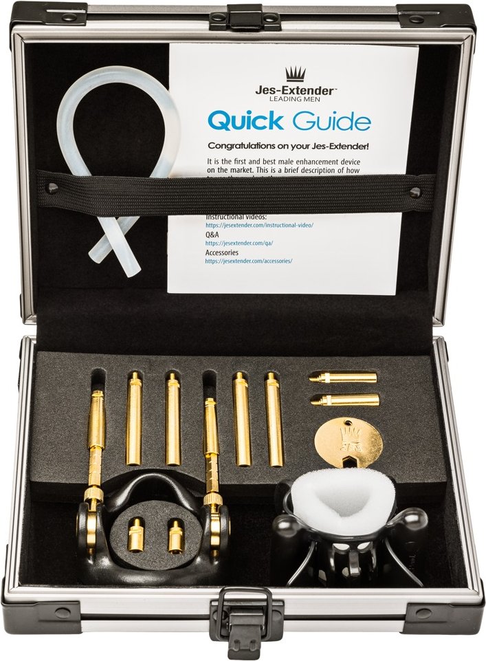 Penis-Expander „Gold Standard“ mit 24-Karat-Goldauflage, für Penisgrößen bis zu 24 cm