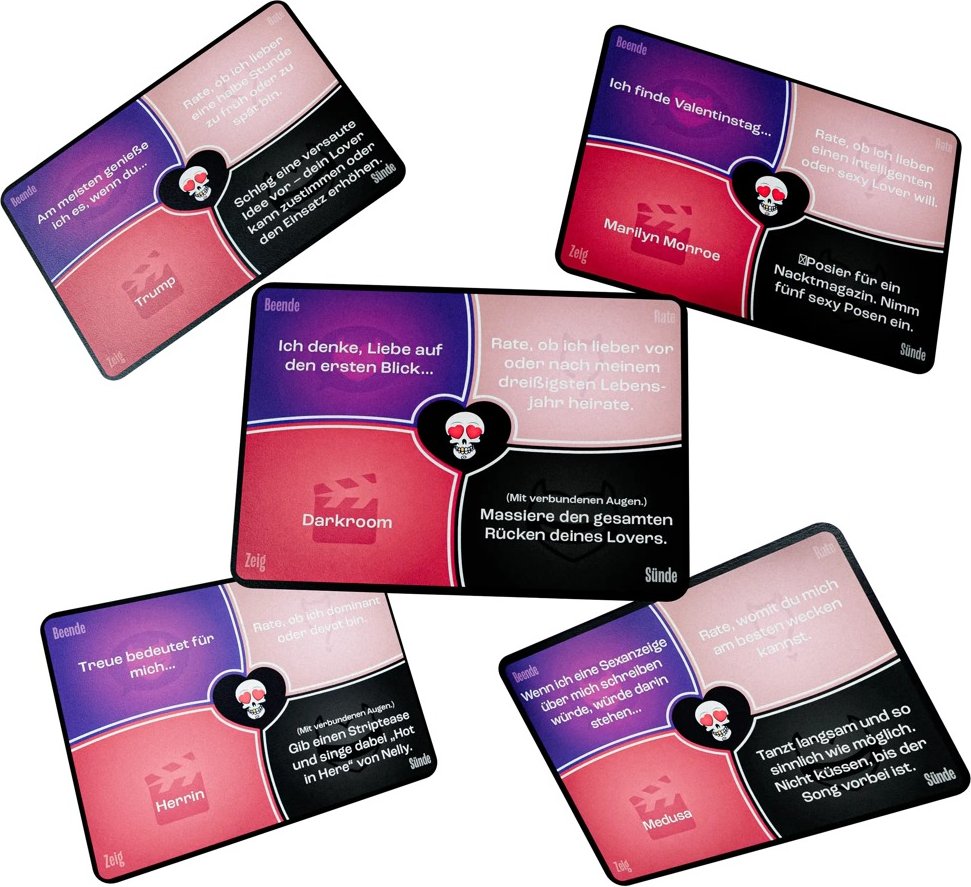 Paarspiel „MadLoverz“ inklusive Augenbinde