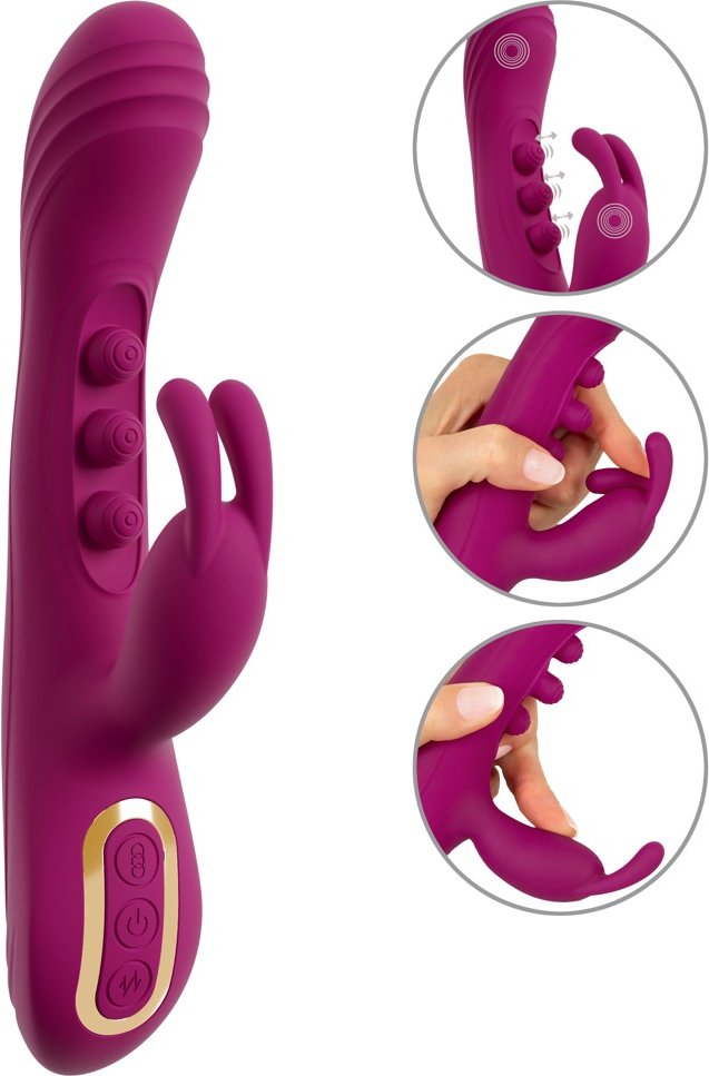 Rabbitvibrator „Can help you squirt!“ mit 2 Funktionen