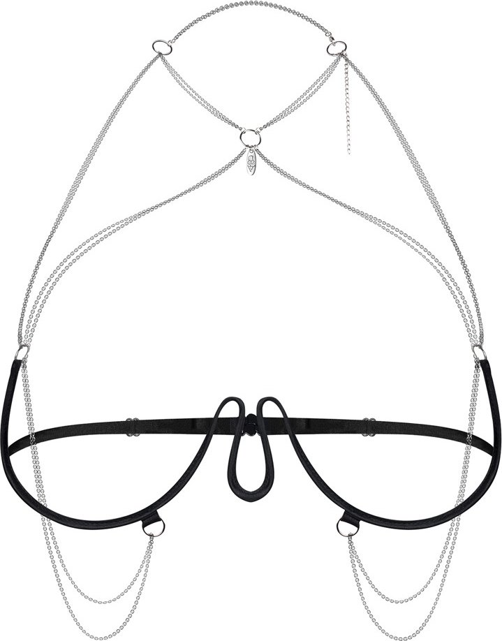 Ouvert-BH „Lustique“ mit Kettchenschmuck