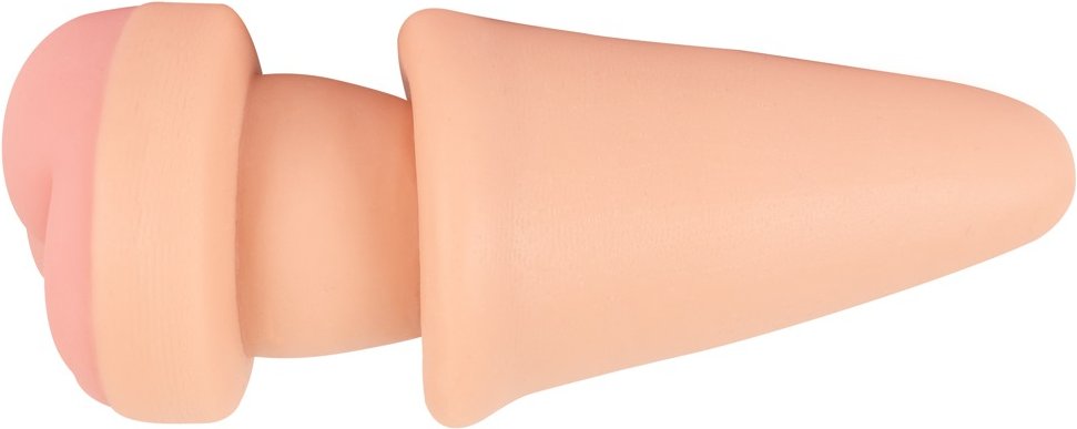 Analplug „2in1 Butt Plug & Extension“ als Penisverlängerung