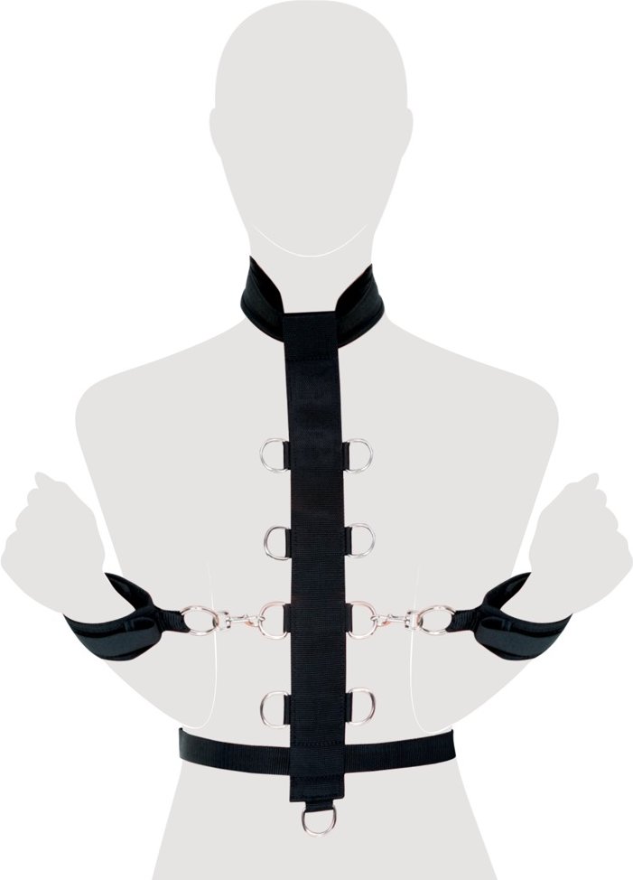 Fessel-Geschirr „Fantasy Harness“, mit Hand- bzw. Fußfessel