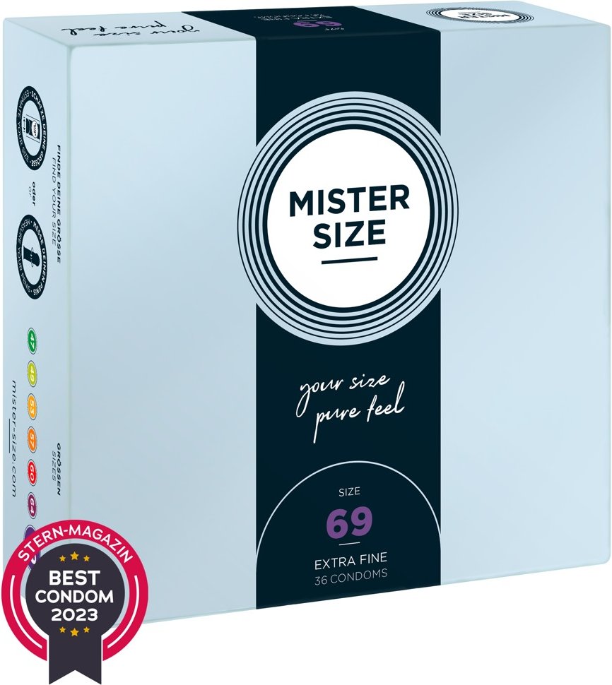 Thumbnail - Kondome „69 mm“, transparent, hauchdünn, feucht