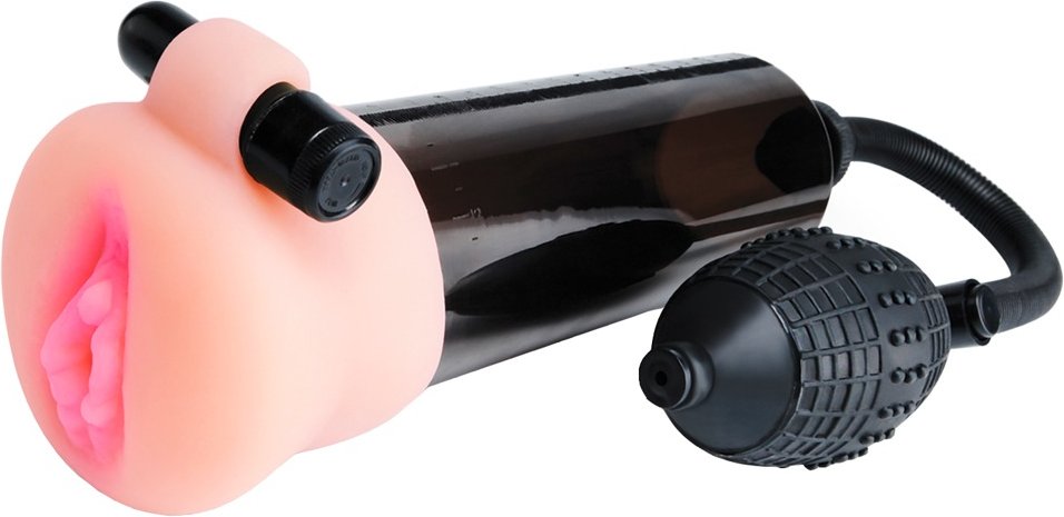 Penispumpe „Travel Trio Pump Set“ mit Vibrobullet und Ballpumpe