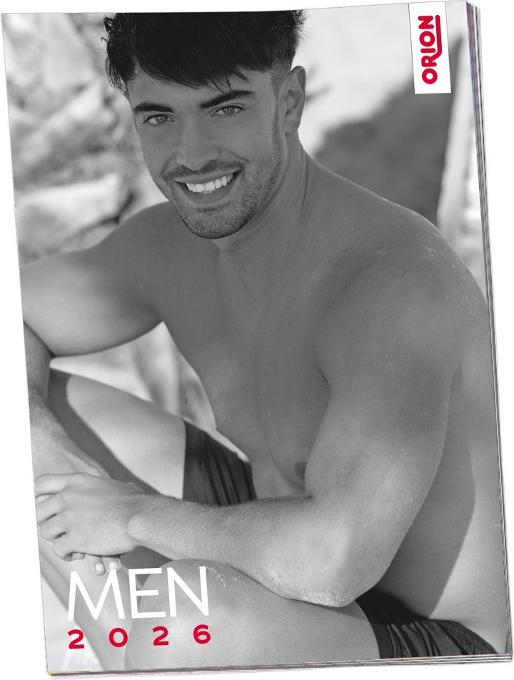 Pin-up Kalender „Men 2026“ im Großformat