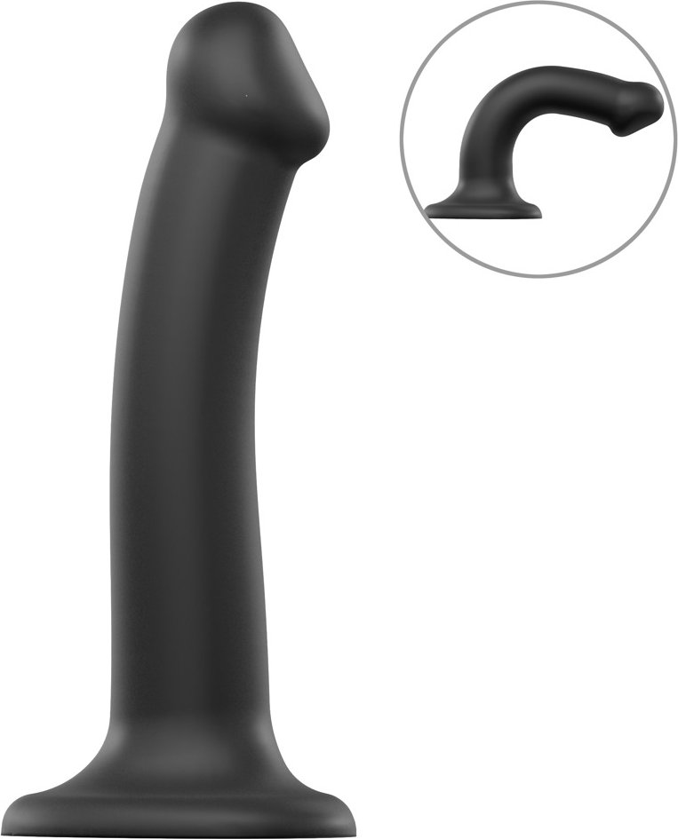Dildo „Dual Density Bendable“ mit extra starkem Saugfuß