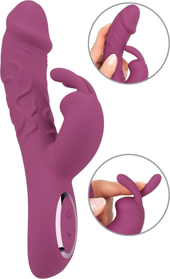 Rabbitvibrator mit starker Reizäderung