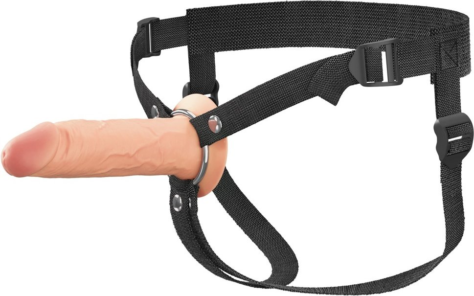 Penishülle „Hollow Silicone Strap-on“ mit Umschnallgurt