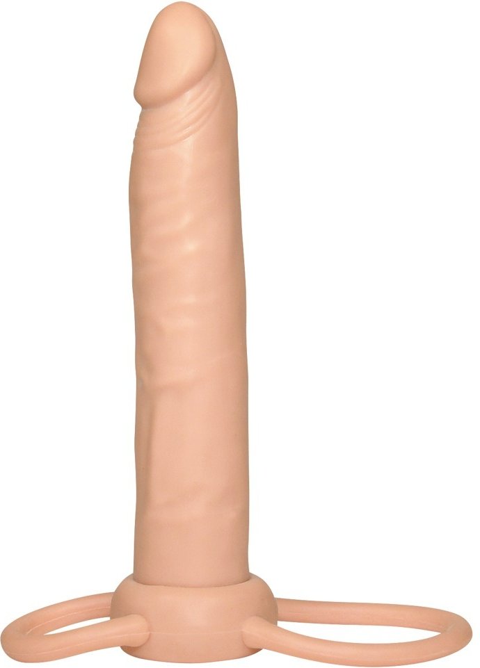 Analdildo mit Penis- und Hodenring
