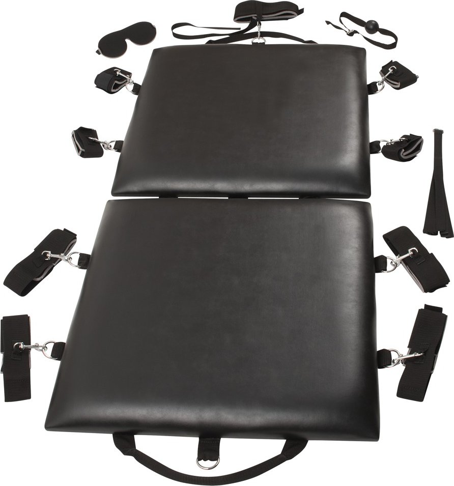Fesselplatte "Bondage Board", zusammenklappbar, mit Tragriemen